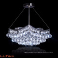 Hot sale modern indoor crystal pendant lights chandelier lamp for bathroom 12721